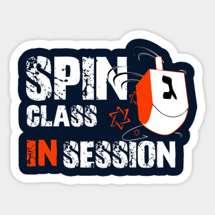 Spin Class In Session Sticker